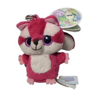 Aurora World Inc. YooHoo 3.5" Chewoo Squirrel Keychain Plush Stuffed Animal